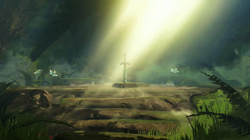 The Legend of Zelda: Breath of the Wild Goes Gold, legend of zelda master sword HD wallpaper