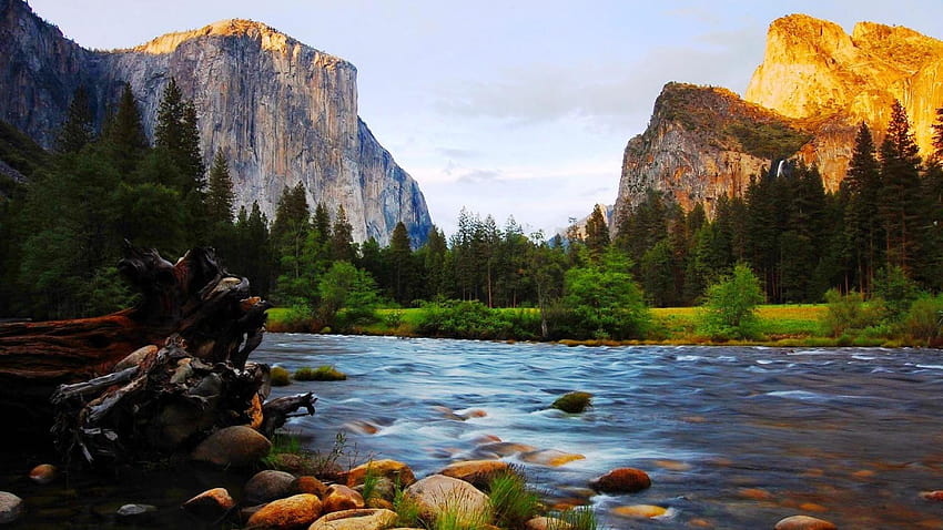 EL CAPITAN AND BRIDALVEIL YOSEMITE NATIONAL PARK CALIFORNIA [1920x1080 ...