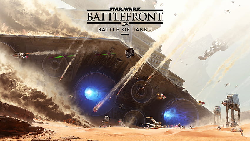 Star Wars: Battlefront teases the wreckage of The Battle of Jakku HD wallpaper