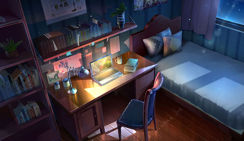 Room Ultra, Anime-Studie HD-Hintergrundbild