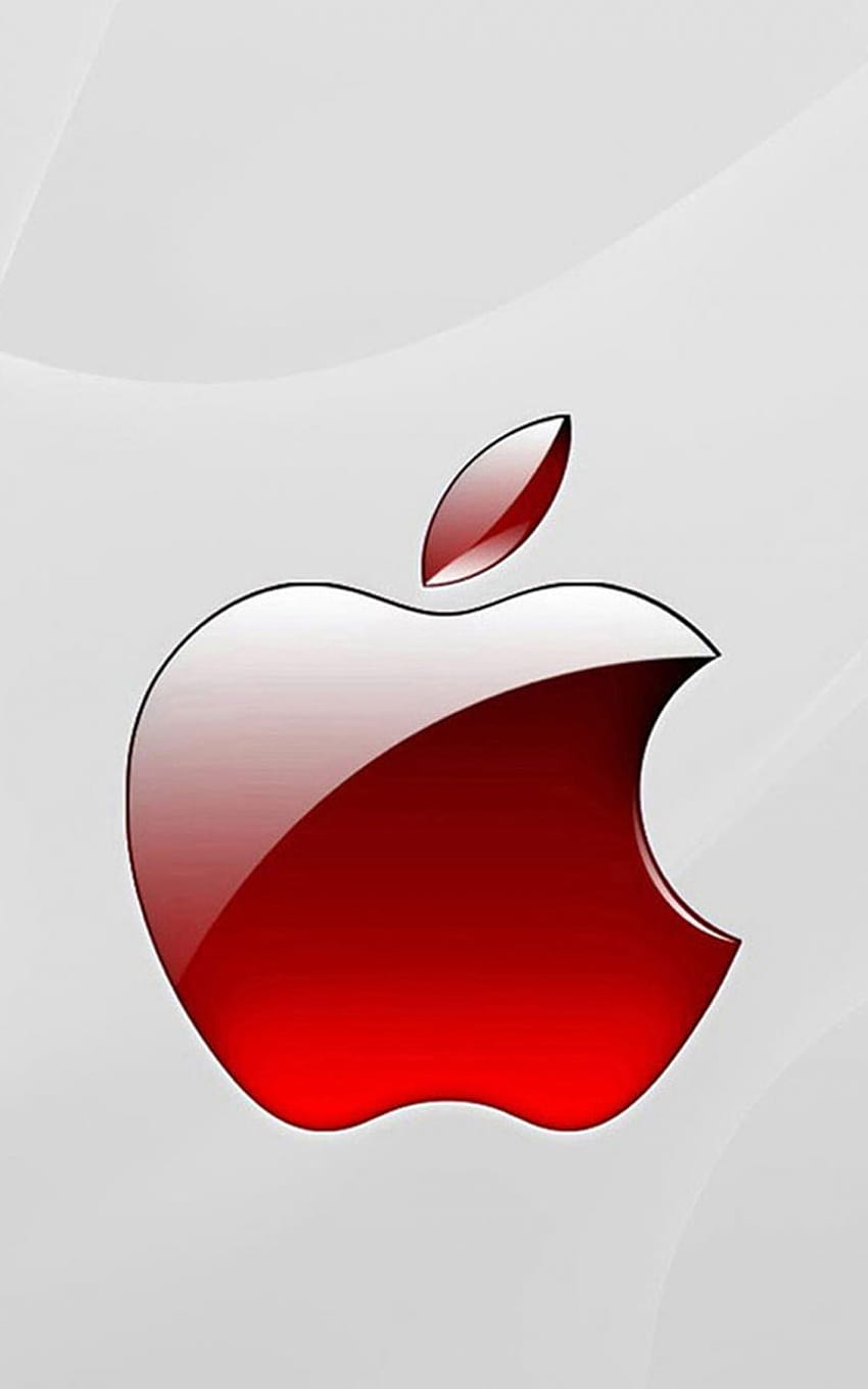 赤い Apple ロゴ 01 iPhone 6 と 6 プラス、赤い iphone ロゴ HD電話の壁紙