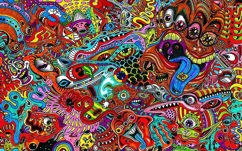 Psychedelic Group, artistic HD wallpaper | Pxfuel
