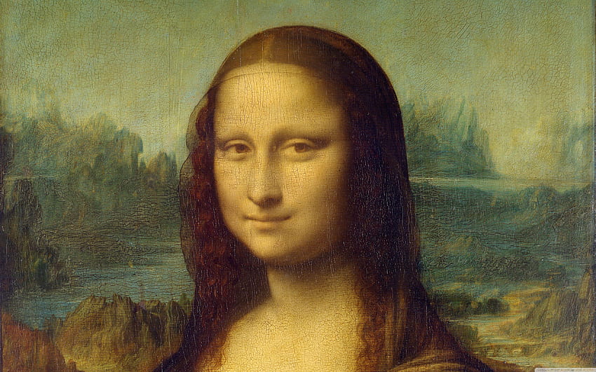 Mona Lisa autorstwa Leonarda da Vinci ❤ dla malarstwa monalisa Tapeta HD