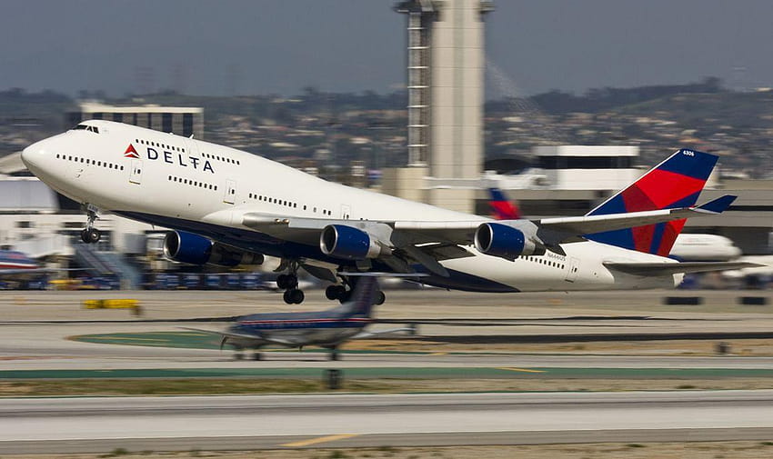 Boeing 747, delta air lines HD wallpaper