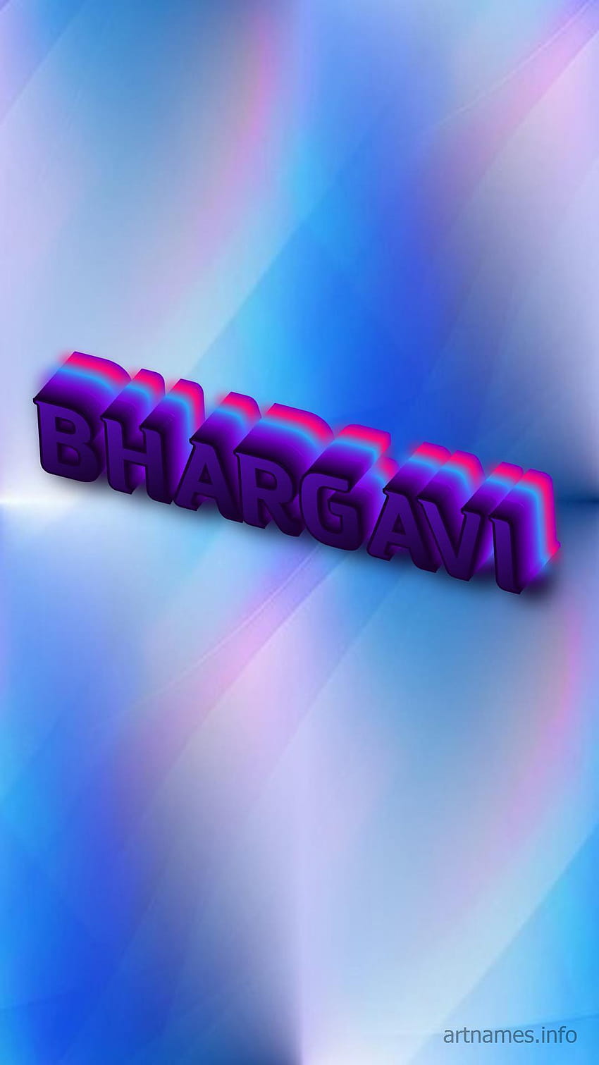 Bhargavi como un nombre de ARTE! fondo de pantalla del teléfono | Pxfuel