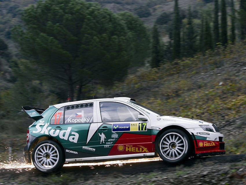 Škoda Fabia WRC '2003–08 Completo e Sfondi, skoda fabia Sfondo HD