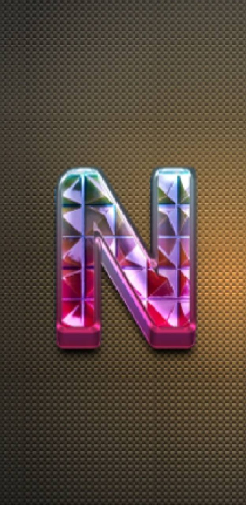 N Name Silver Stones Letter Chain HD N Name Wallpapers | HD Wallpapers | ID  #77916