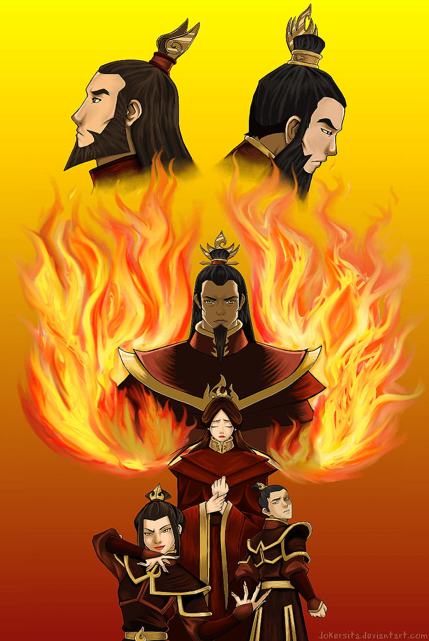 Die königliche Familie der Feuernation Die königliche Familie HD-Handy-Hintergrundbild