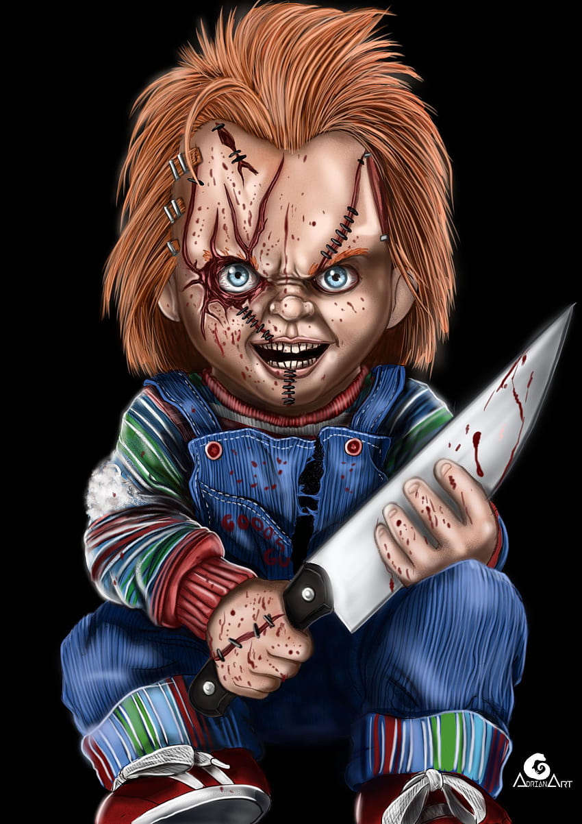 Chucky vs Harley Quinn for Android, chucky android HD phone wallpaper