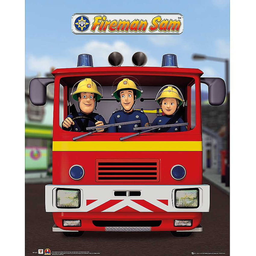 Sam The Fireman Coloring Page Fireman Sam Coloring Page On HD phone wallpaper