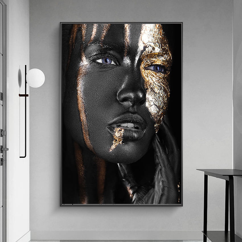 Abstract Black Women Canvas Painting Poster Prints Joker Comic Wall Art Painting For Living Room Home Decor HD phone wallpaper