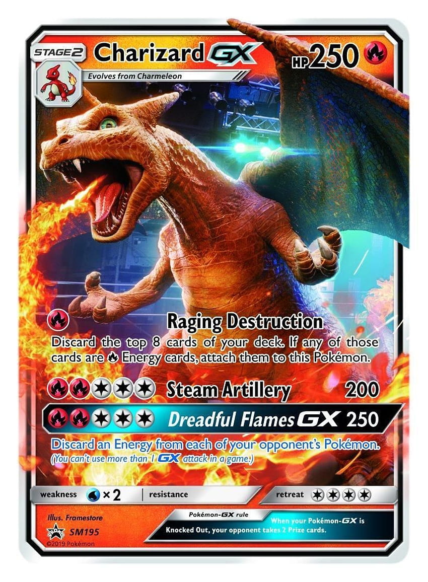 charizard gx pokemon card HD phone wallpaper