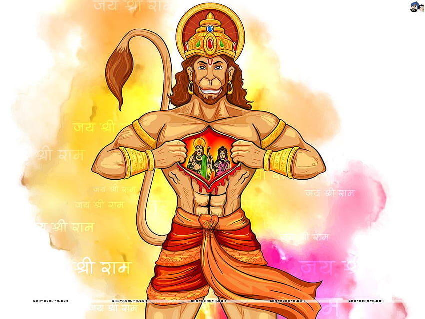 Hindu Gods & Goddesses Full &, hanuman animated HD wallpaper