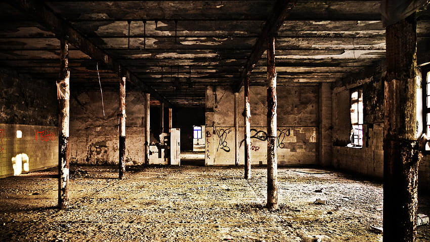 Antigo Armazém, antiga fábrica papel de parede HD