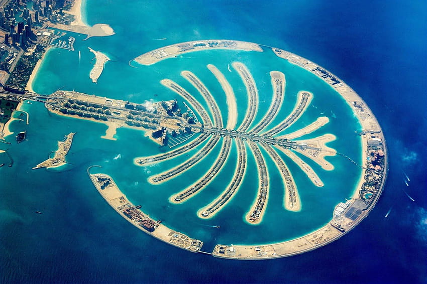 Palm Island Dubai, palm jumeirah HD wallpaper