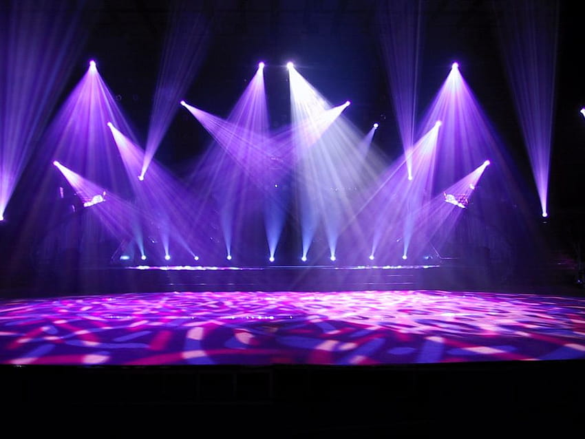 Bühnenbeleuchtung, Musikbühne HD-Hintergrundbild