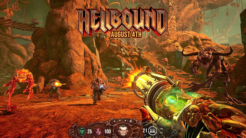 Saibot Studios' 90s Style FPS Game Hellbound Launches Tomorrow On August 4th HD wallpaper