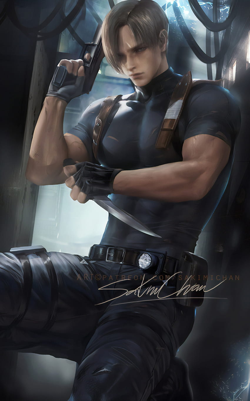 800x1280 Leon Resident Evil Fanart Nexus 7,Samsung Galaxy Tab 10,Note Android Tablets , Backgrounds, and, leon resident evil android HD phone wallpaper