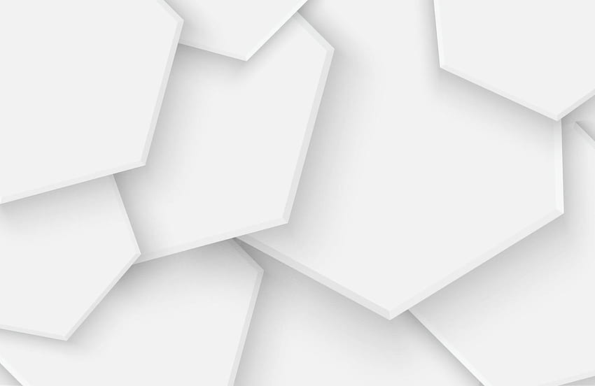 Nowoczesne białe tła teksturowane z abstrakcyjnym wzorem sześciokąta 2848469 Grafika wektorowa w Vecteezy, biały wektor Tapeta HD