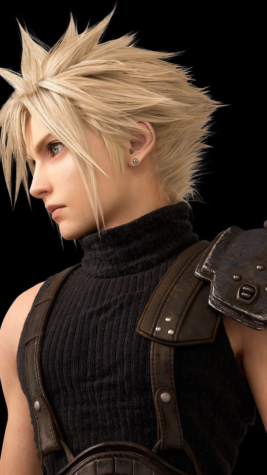 Cloud Strife Final Fantasy 7 Remake, iPhone remake de ff7 fondo de pantalla del teléfono