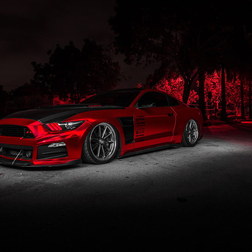 Mobil Merah, Desain, Ford Mustang, Desain Otomotif, Kendaraan, Mobil Sport • Untuk Anda, estetika mobil merah dan hitam wallpaper ponsel HD