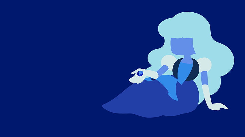 Sapphire vector by CaptainBeans, steven universe ruby and saphire HD wallpaper