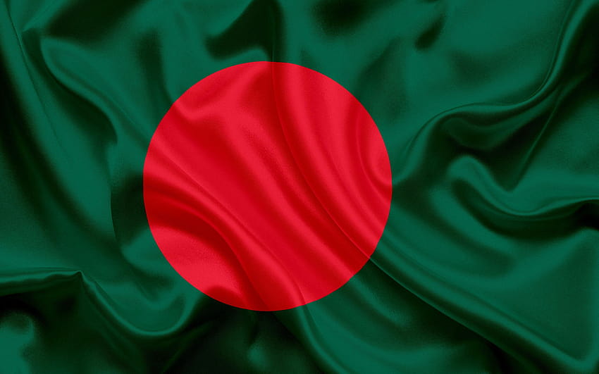 Flaga Bangladeszu, Bangladesz, symbole narodowe, flaga Bangladeszu Tapeta HD