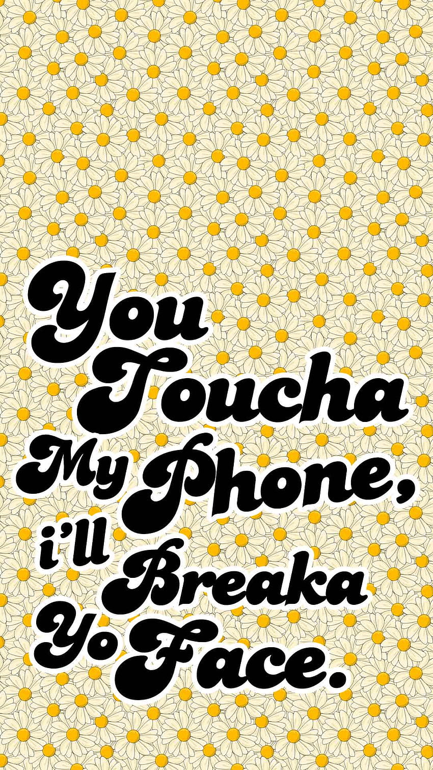 mobile phone and lock screen !, mobile dont touch my phone HD phone wallpaper