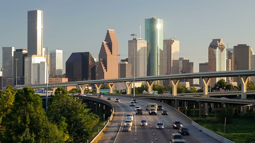 Houston Skyline ·①, houston texas HD wallpaper