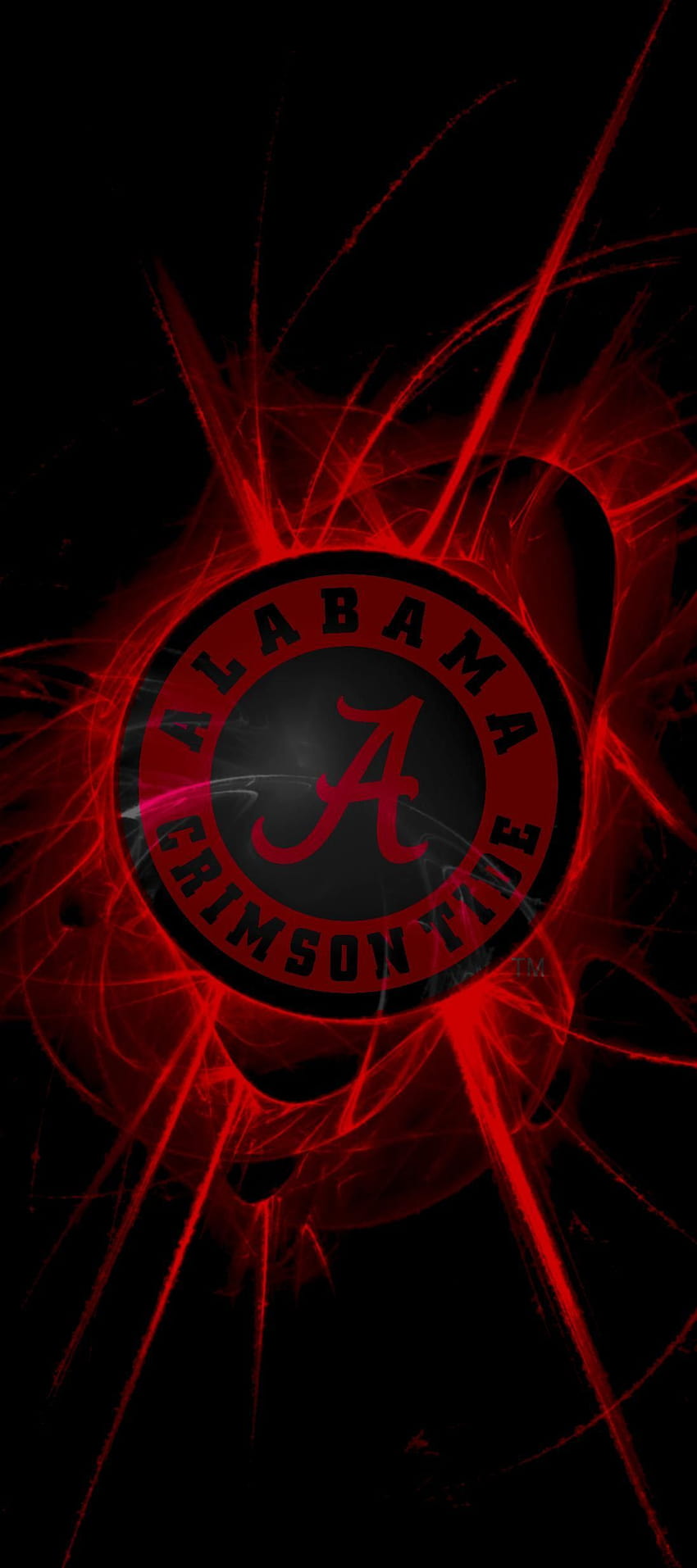iPhone con il logo dell'Alabama Crimson Tide Football nel 2020 Sfondo del telefono HD
