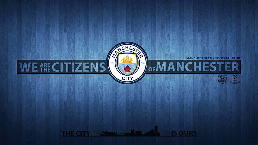 Manchester City Logo ·①, man city 1819 HD wallpaper