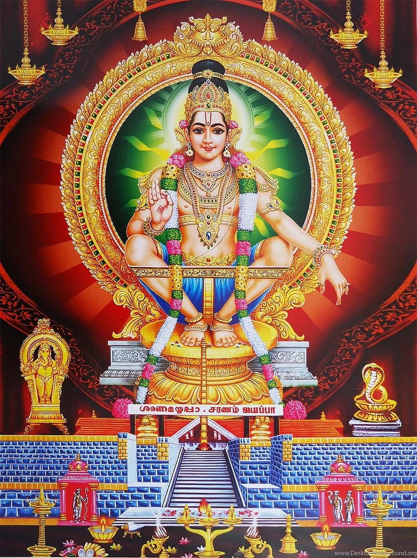 Индуски бог, айяпан HD тапет за телефон