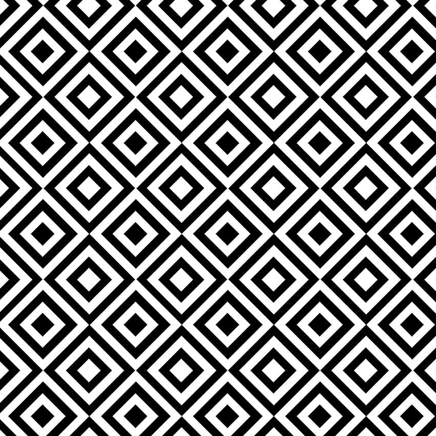 Géométrique, motif, motif géométrique, géométrie noir, blanc, noir et blanc Fond d'écran de téléphone HD