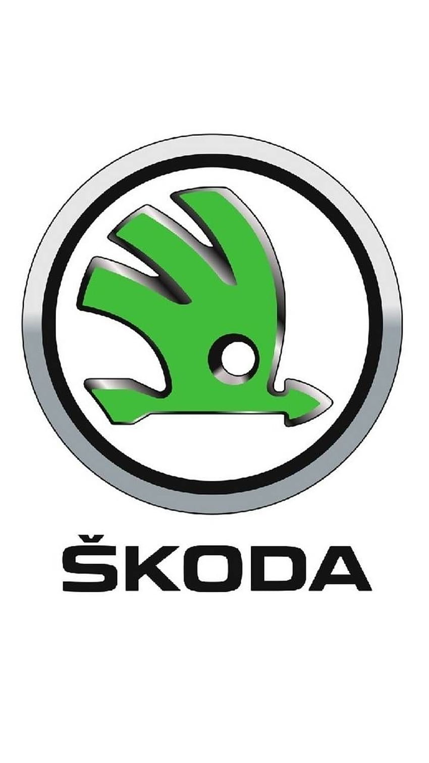 skoda logo HD phone wallpaper