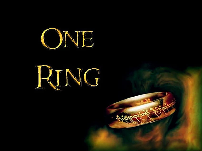 Единственият пръстен на силата, господарят на пръстените, пръстените на силата HD тапет