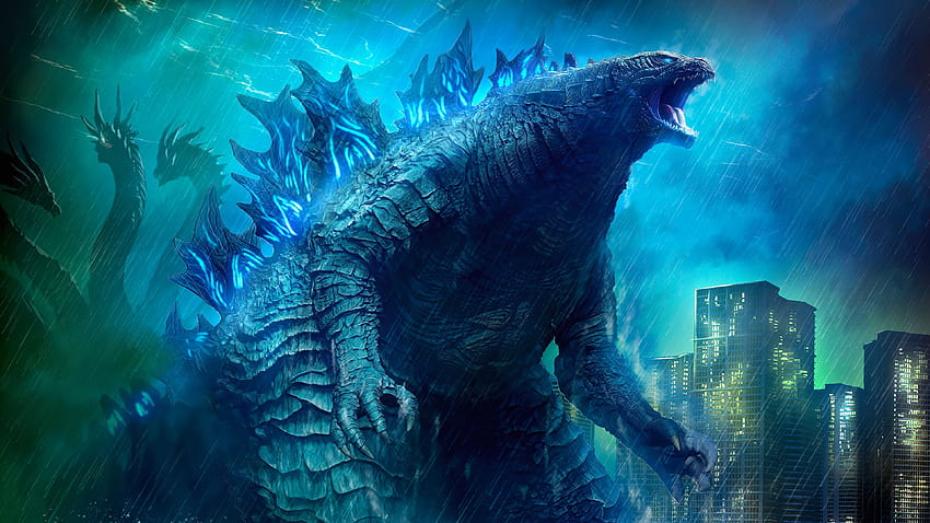 Godzilla Canavarlar Kralı Film Sanatı Godzilla Canavarlar Kralı Filmi , Godzilla Canavarlar Kralı Film Sanatı, godzilla pc HD duvar kağıdı