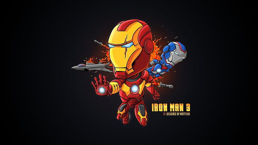 Iron Man Cartoon, iron man animated HD wallpaper | Pxfuel