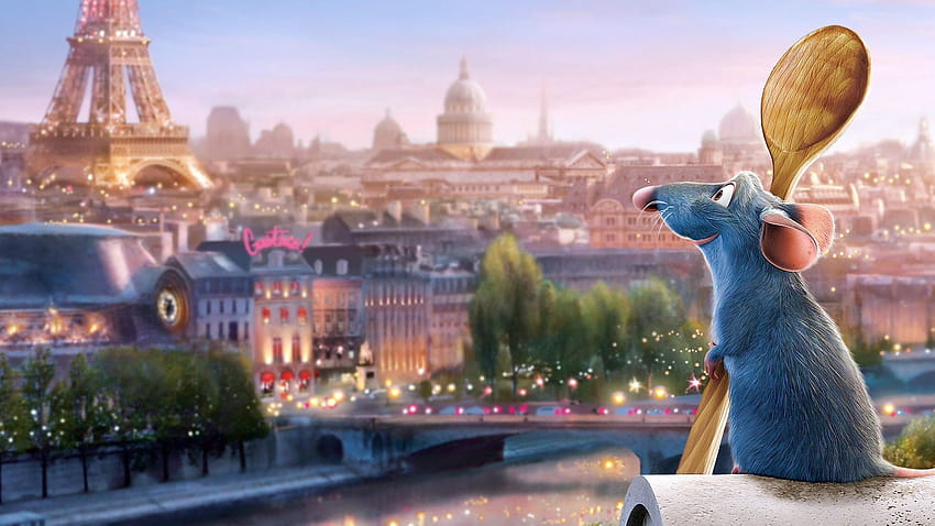 42 Najlepsze ściany Ratatouille, Ratatouille w wysokiej rozdzielczości, Disneyland w Paryżu Tapeta HD
