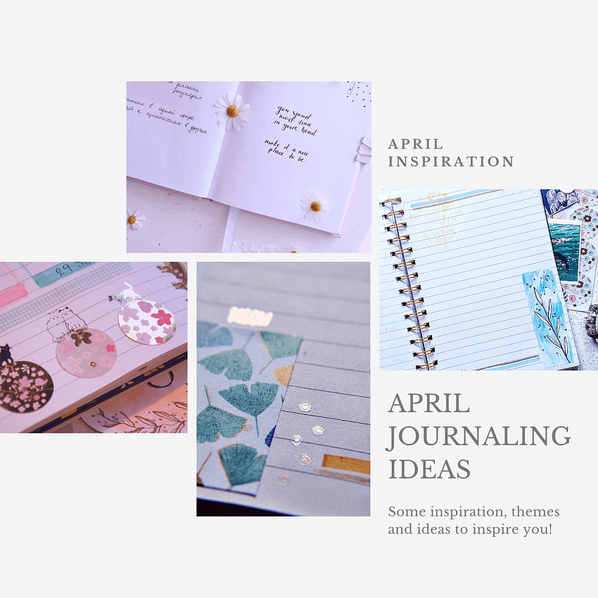 10 април Bullet Journal Идеи: Творческо вдъхновение за месец април HD тапет за телефон