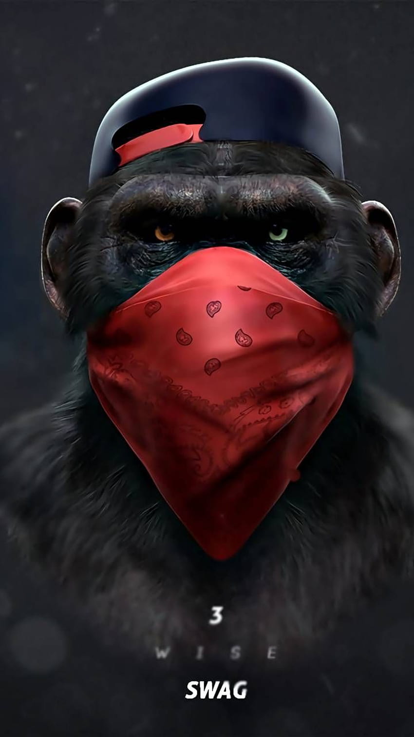Monkey Swag TALK, scimmia swag Sfondo del telefono HD