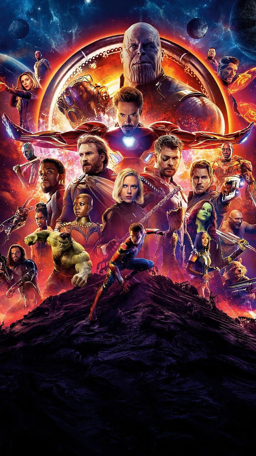 2 Infinity War Poster, avengers poster HD phone wallpaper