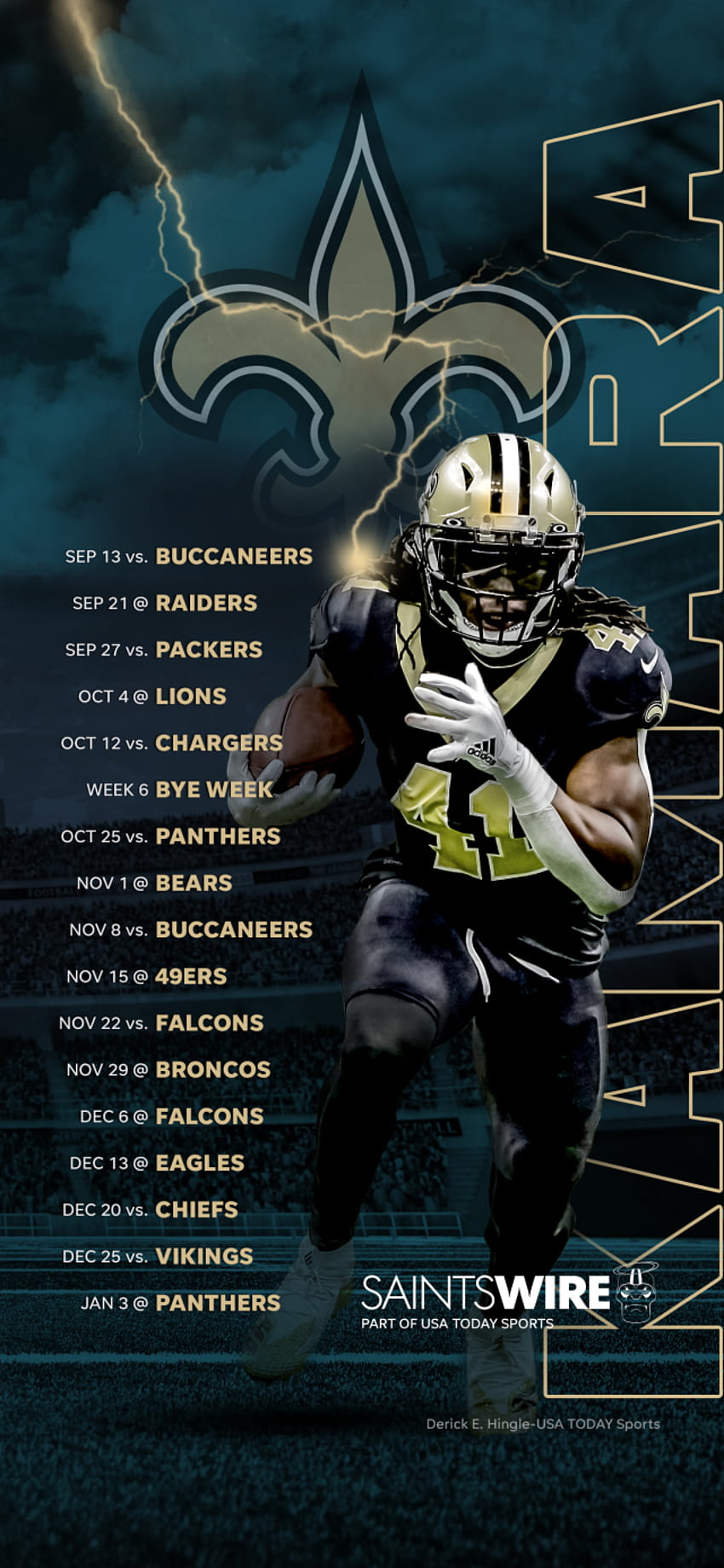 2020 New Orleans Saints Schedule HD phone wallpaper | Pxfuel