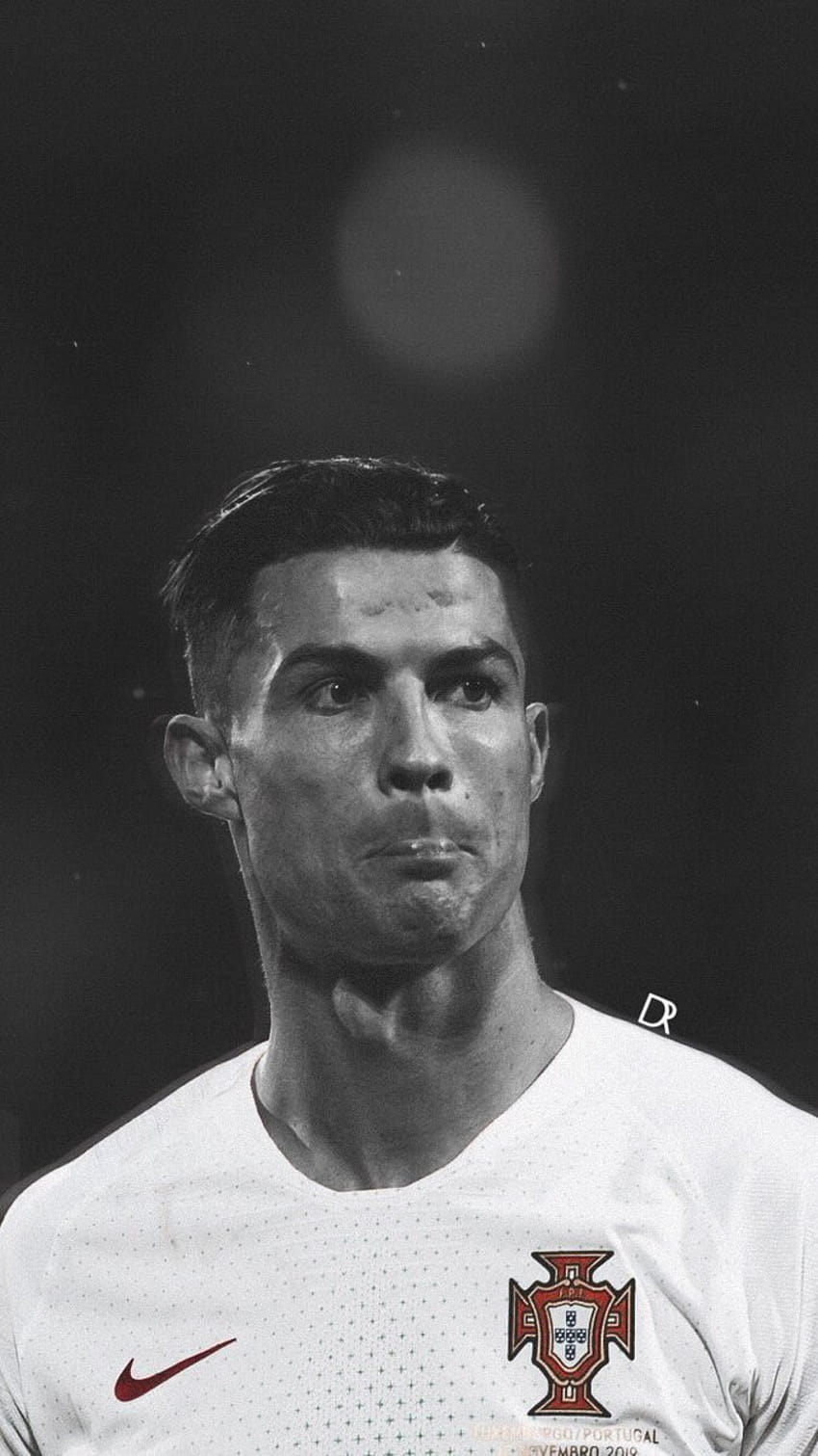 Cristiano Ronaldo CR7 In Black Background 4K 5K HD Cristiano