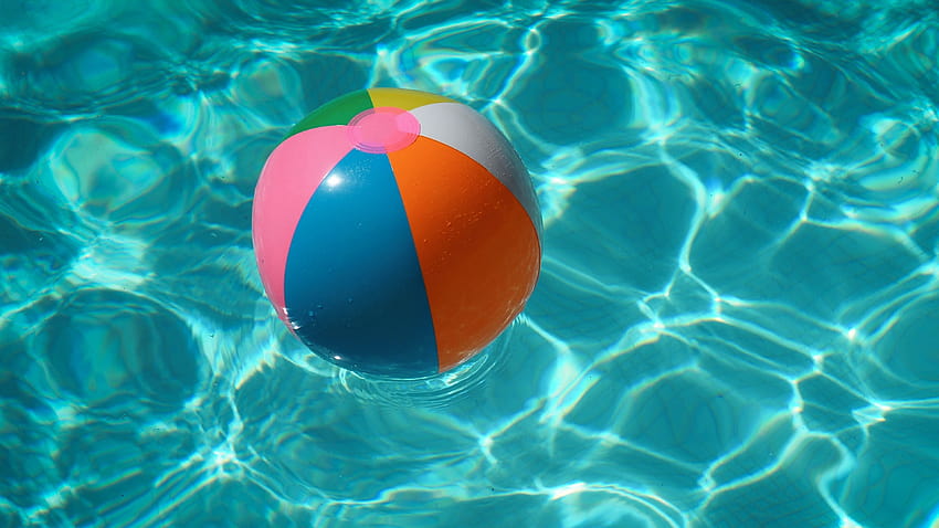 Beach Ball in Swimming Pool Summer Game HD wallpaper | Pxfuel