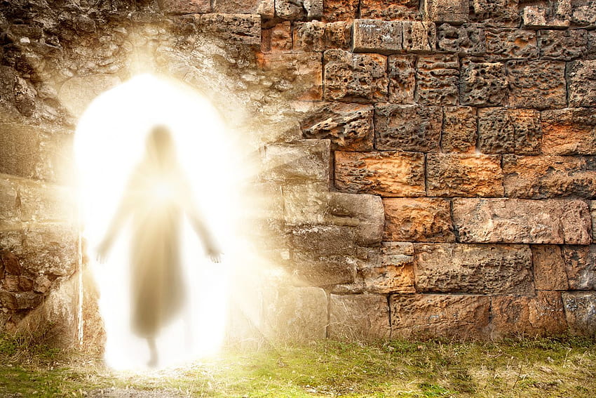Frohe Ostern wünscht den auferstandenen Jesus Alive Risen From Dead, Jesus Ostern HD-Hintergrundbild