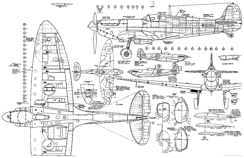 Dibujo de ingeniería de aeronaves, lápiz, boceto, colorido, arte realista fondo de pantalla