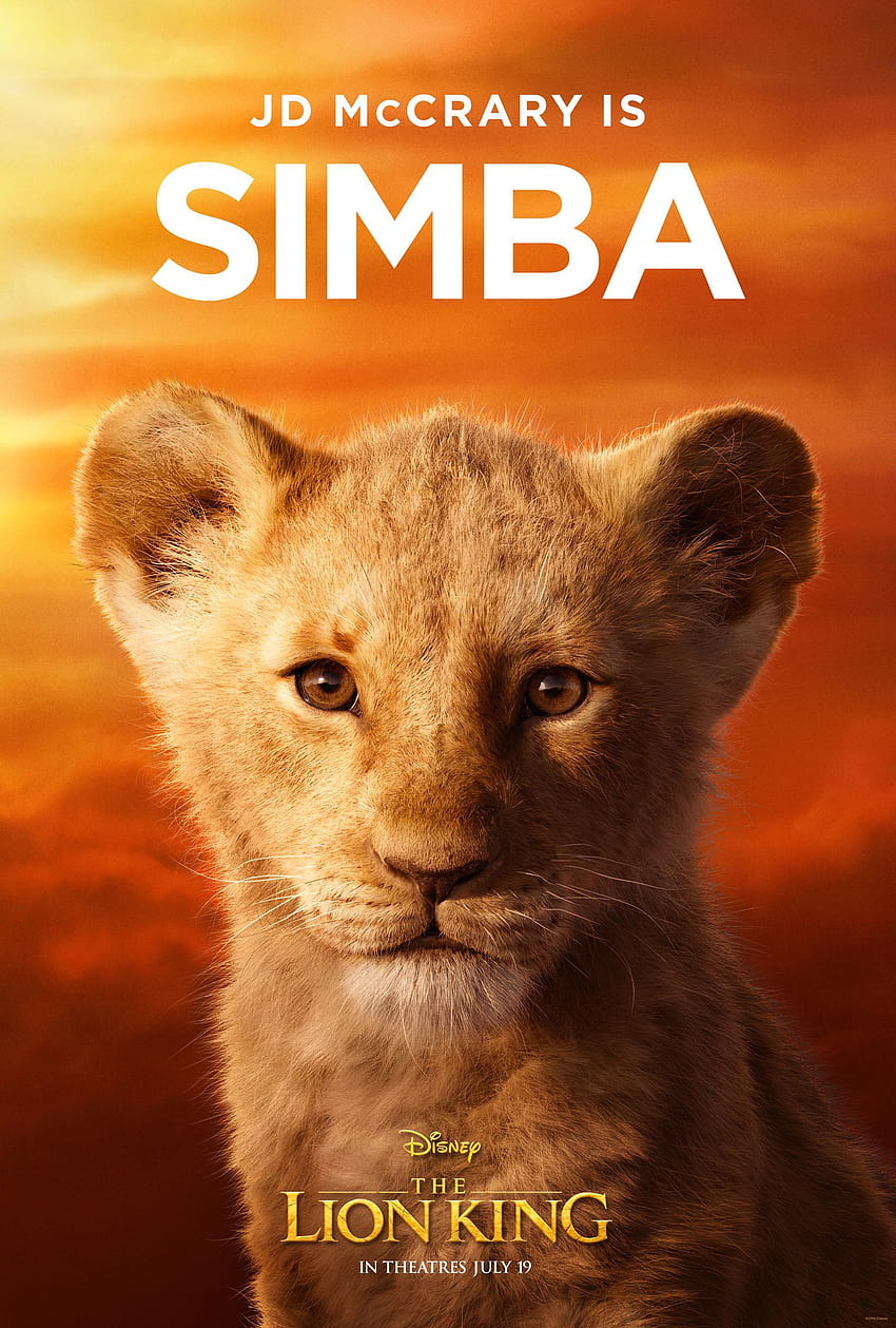 Poster Karakter Raja Singa Ungkap Pemeran Lengkap, film raja singa 2019 wallpaper ponsel HD