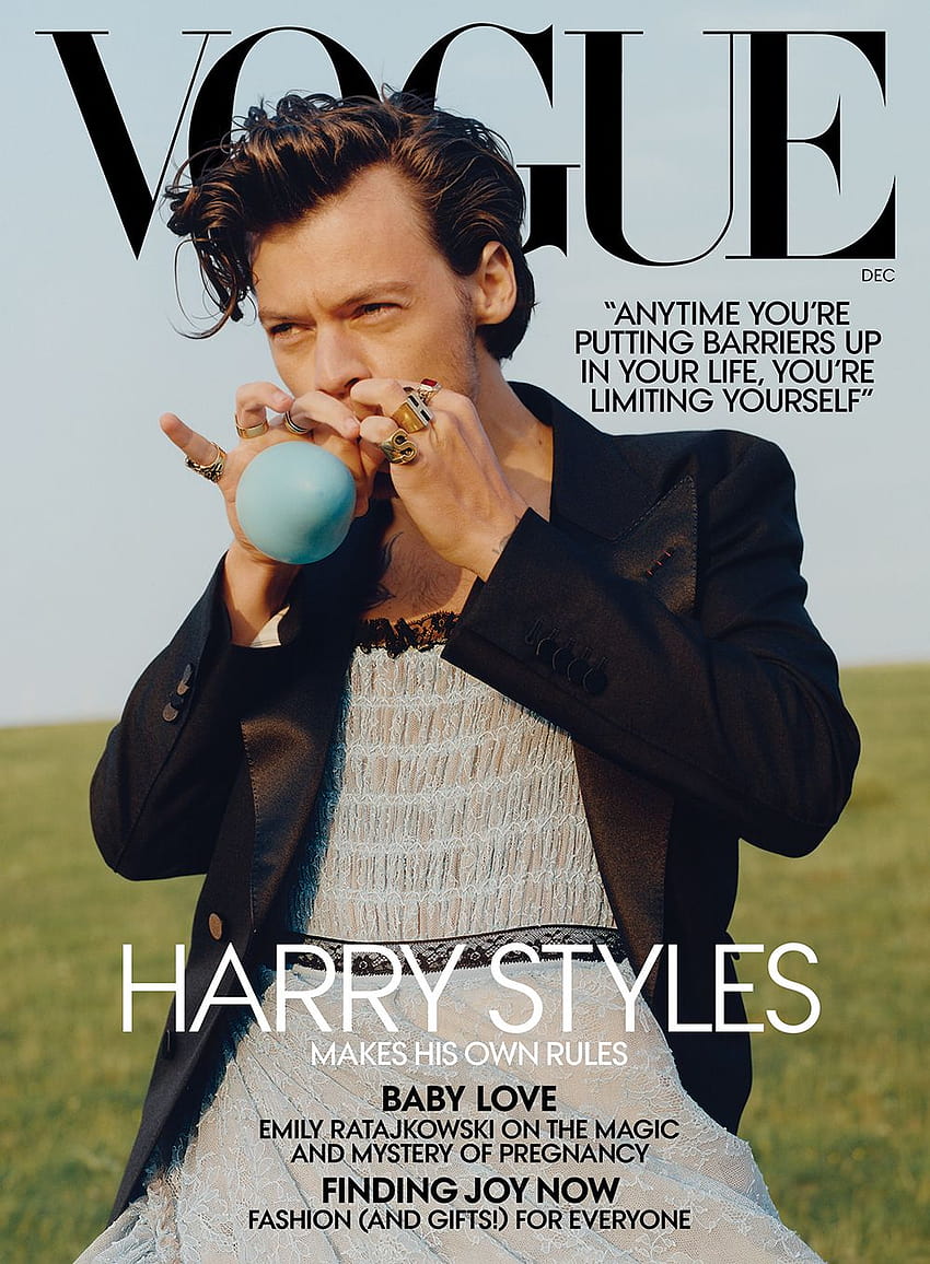 Harry Styles en la portada de Vogue: mira la revista Vogue fondo de pantalla del teléfono