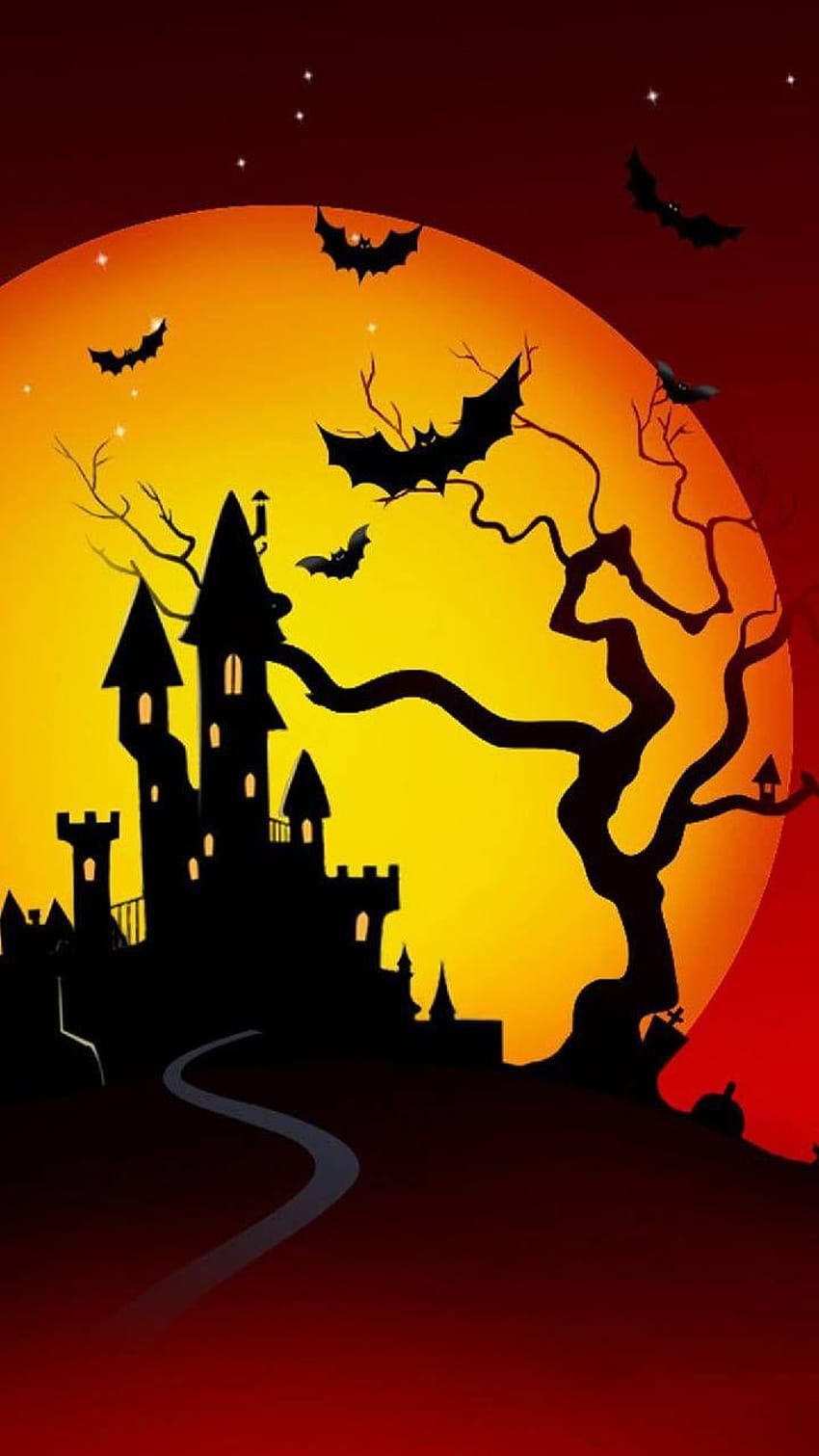 Halloween by sukoshiwolfgirl, pumkin silhouette HD phone wallpaper
