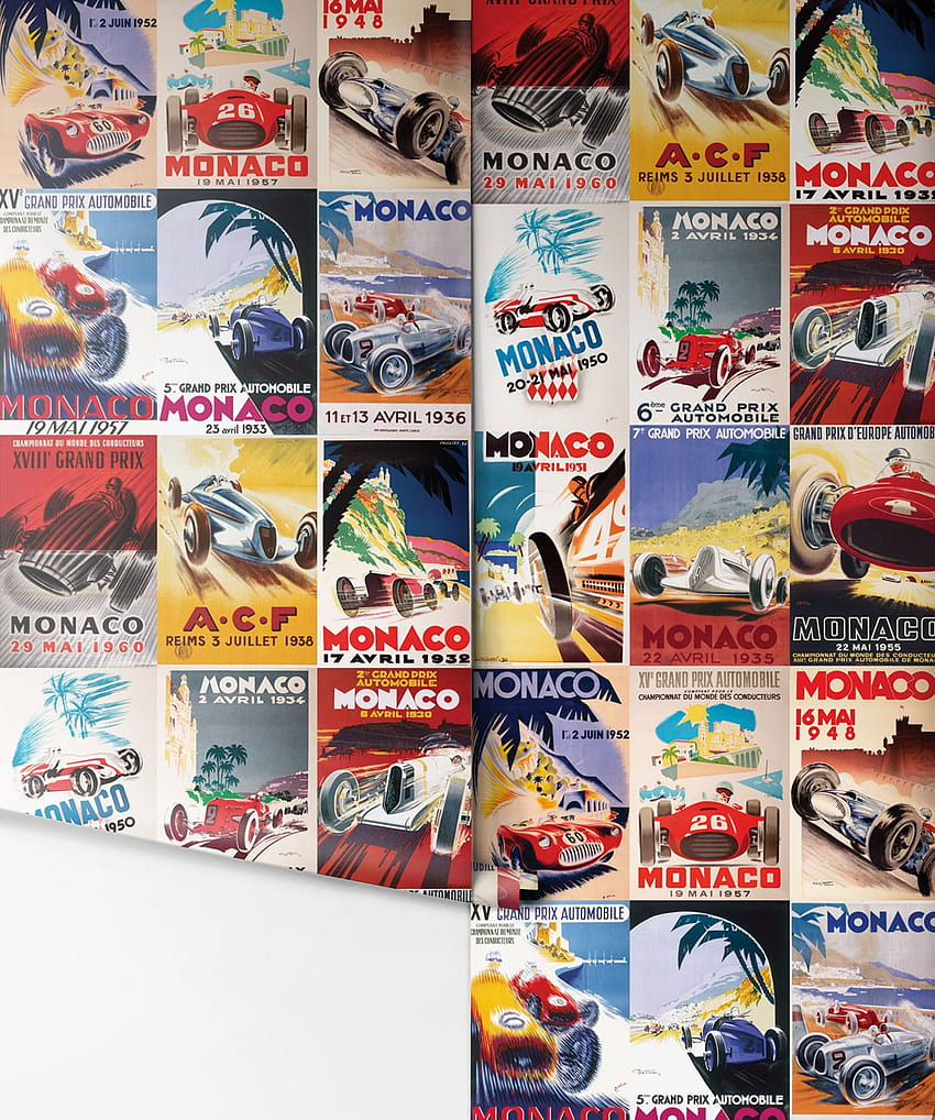 Circuit de Monaco • Vintage Race Car • Milton & King HD phone wallpaper